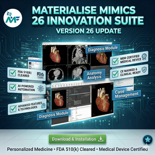 Materialise Mimics 26 3D medical imaging and surgical planning software